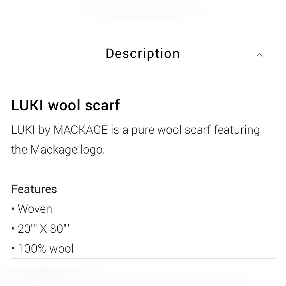 NWT Mackage LUKI Scarf Color Berry - Picture 13 of 13